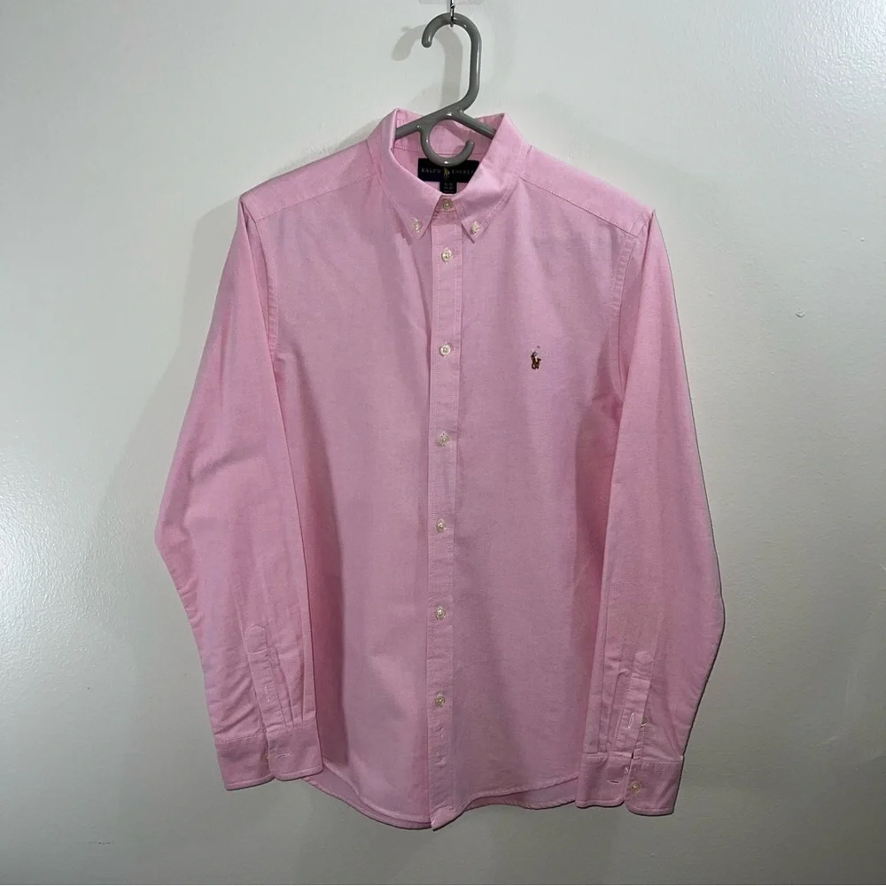 The Iconic Oxford Shirt by Ralph Lauren in New Rose size XL 18/20 - Picture 3 of 8